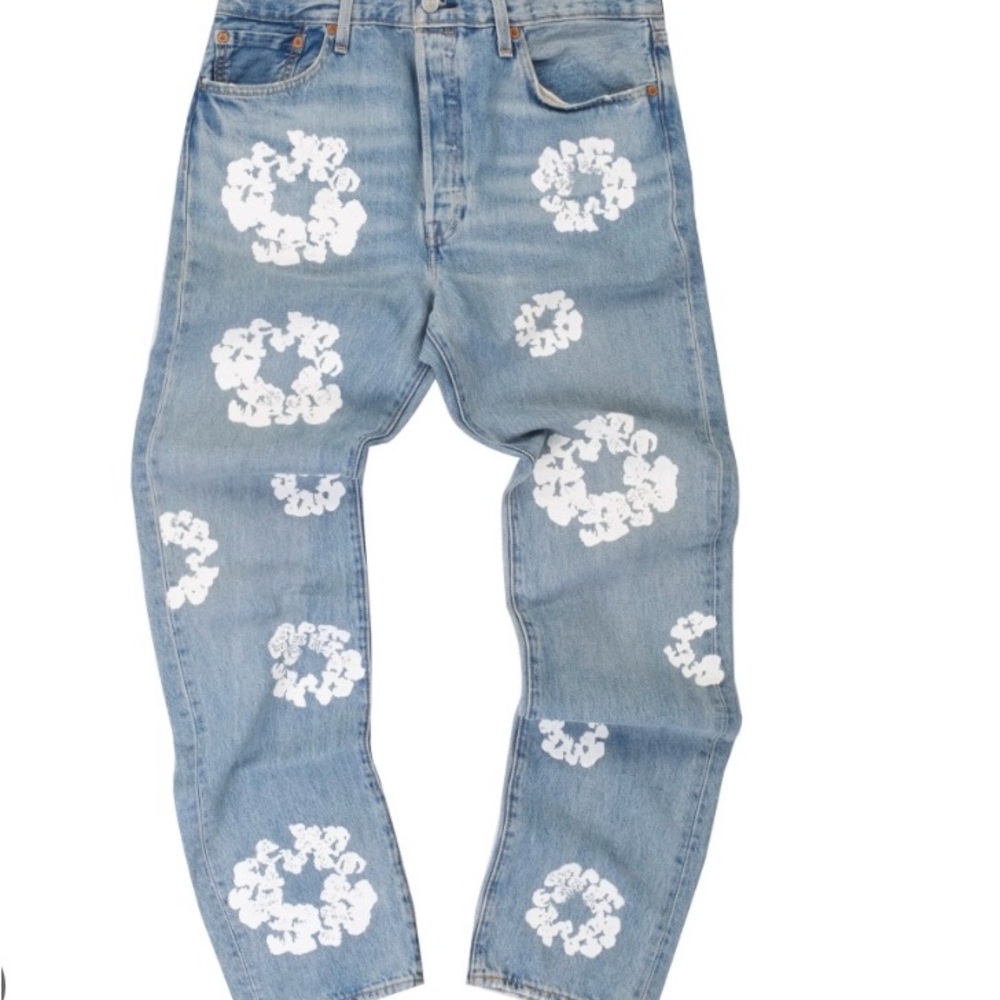 Denim tear jeans blue